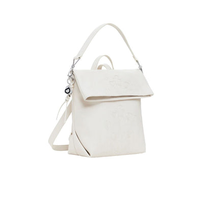 Desigual White Polyethylene Backpack