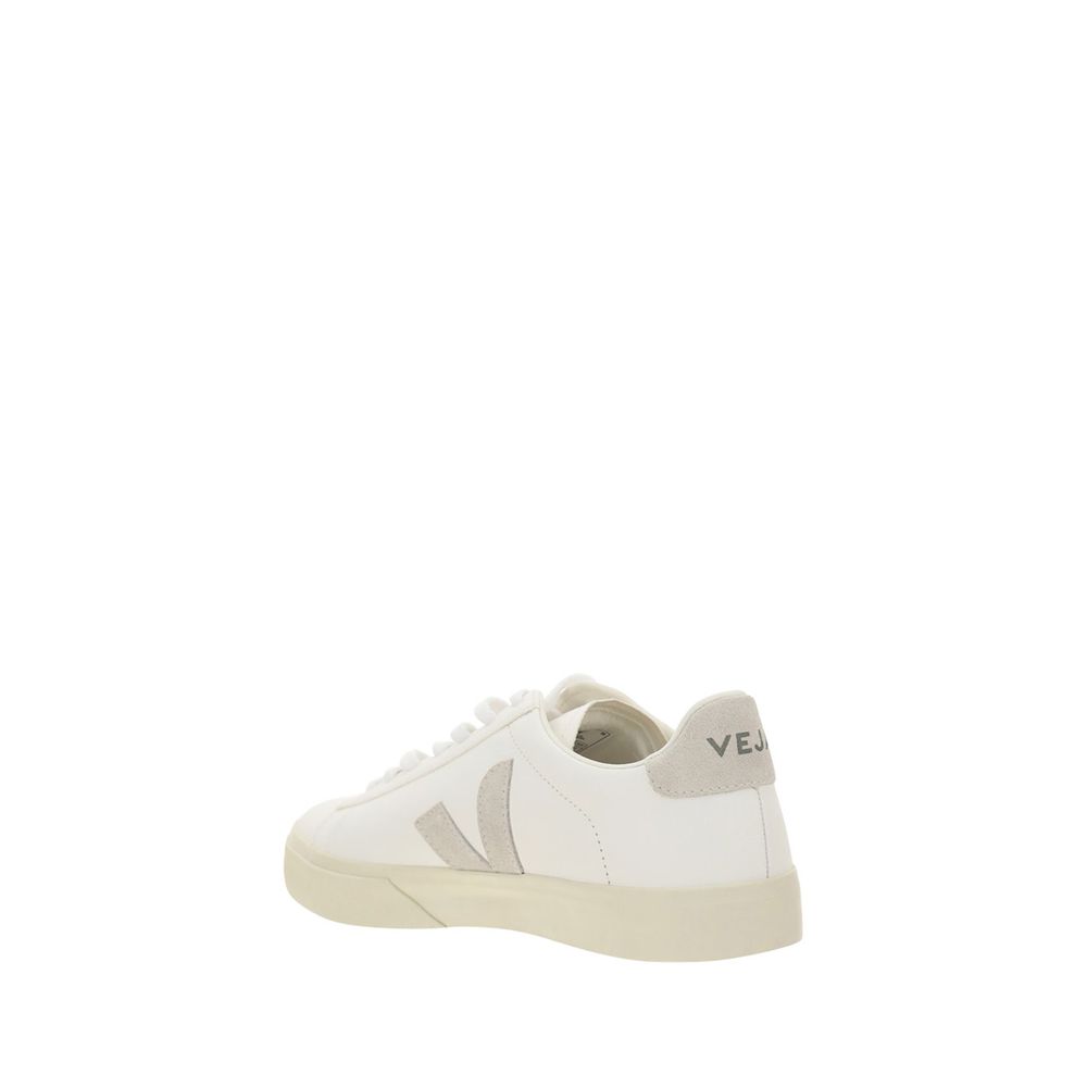 Veja White Calf Leather Bos Taurus Low Top Sneaker