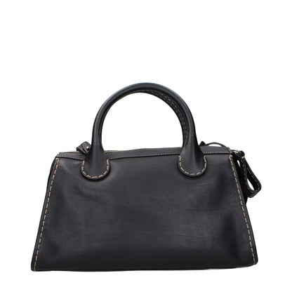 Chloé Black Leather Handbag