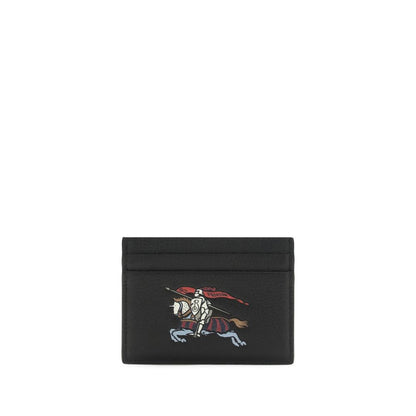 Burberry Black Calf Leather Bos Taurus Wallet