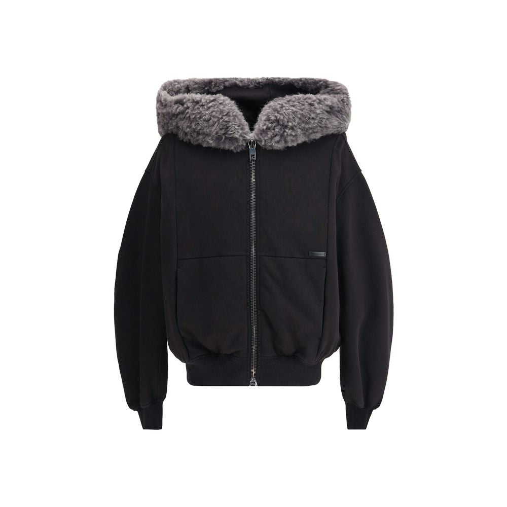Schwarzes Baumwoll-Sweatshirt von Dolce &amp; Gabbana