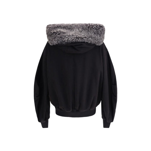 Schwarzes Baumwoll-Sweatshirt von Dolce &amp; Gabbana