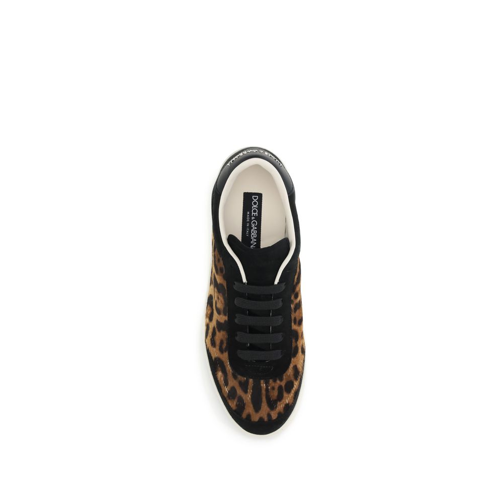 Dolce &amp; Gabbana Saint Tropez Leoparden-Sneakers