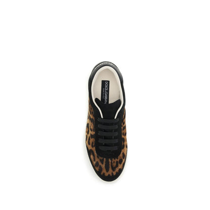 Dolce &amp; Gabbana Saint Tropez Leoparden-Sneakers