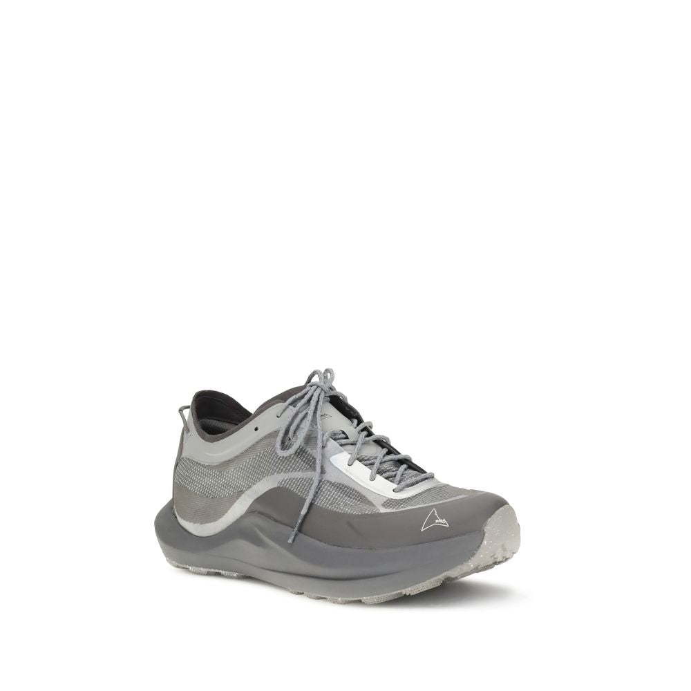 ROA Gray Polyamide Athletic Sneakers