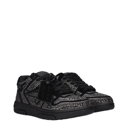 Off-White – Schwarze Leder-Sneaker