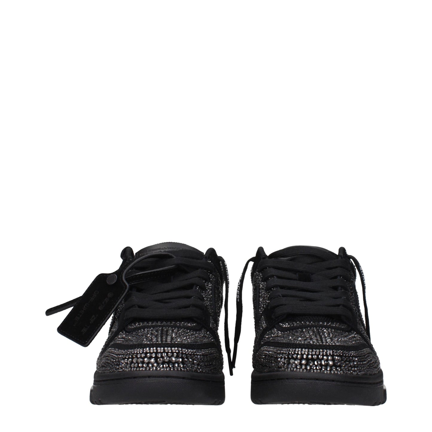 Off-White – Schwarze Leder-Sneaker