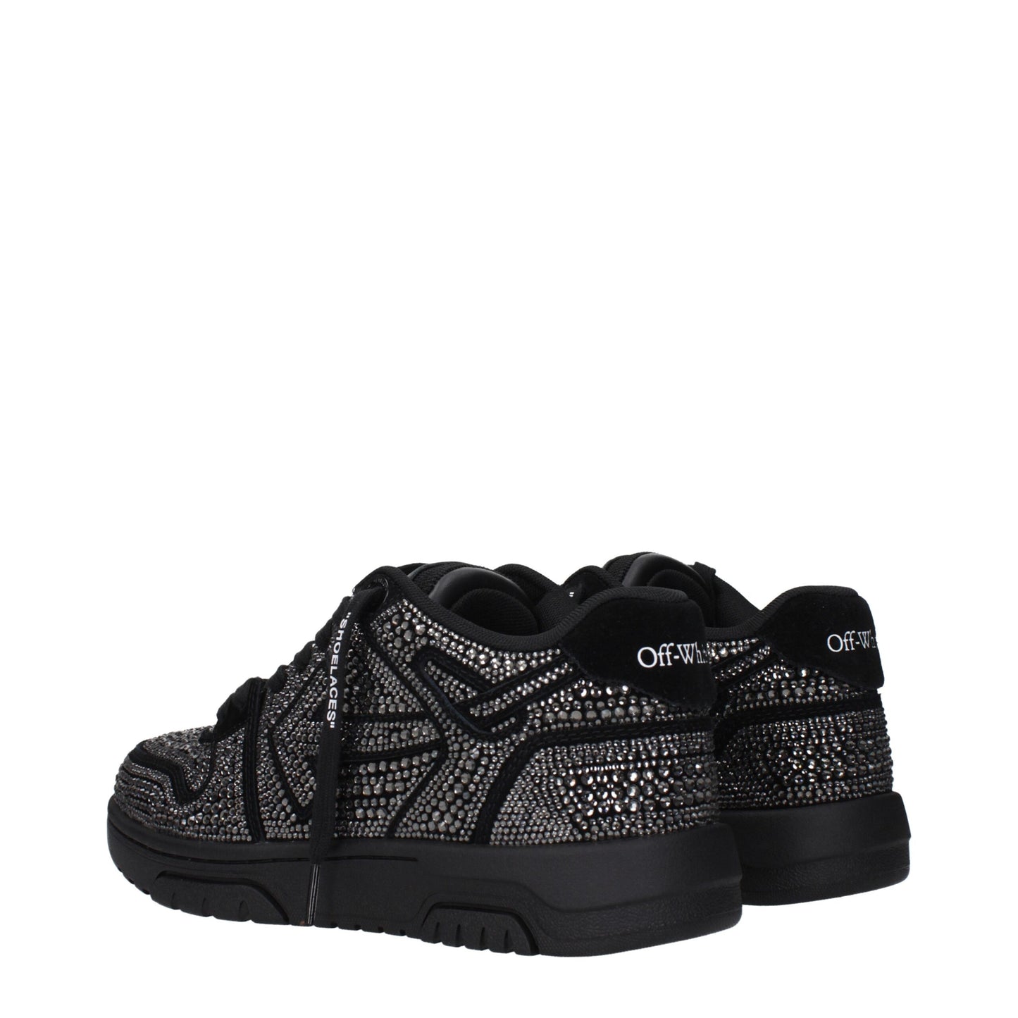 Off-White – Schwarze Leder-Sneaker
