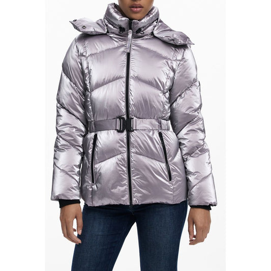 Desigual Pink Polyethylen Damenjacke