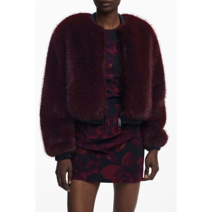 Desigual Rote Polyester Damenjacke