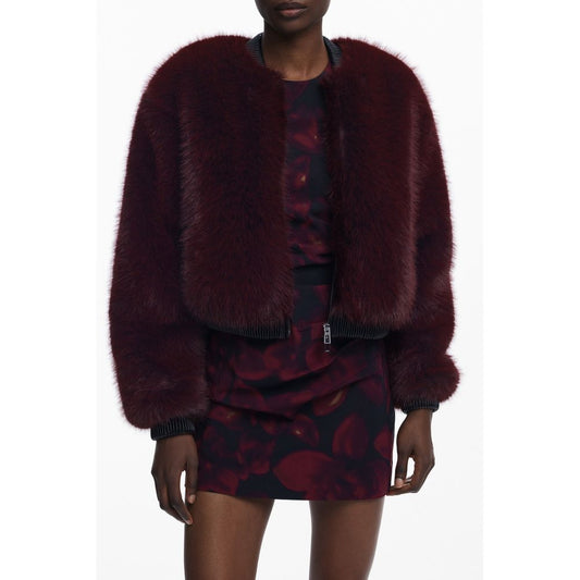 Desigual Rote Polyester Damenjacke