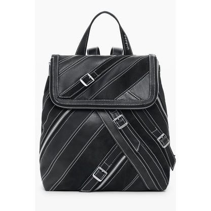 Desigual Schwarzer Polyethylen-Rucksack für Damen