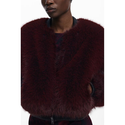 Desigual Rote Polyester Damenjacke