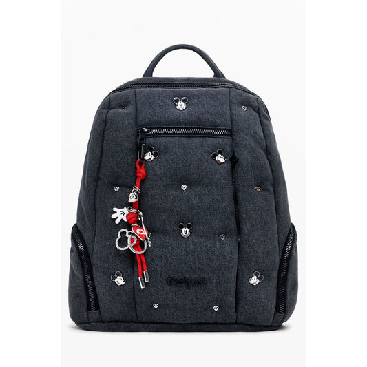 Desigual Grauer Polyester Damen Rucksack