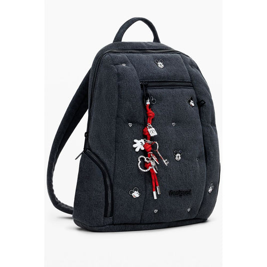 Desigual Grauer Polyester Damen Rucksack