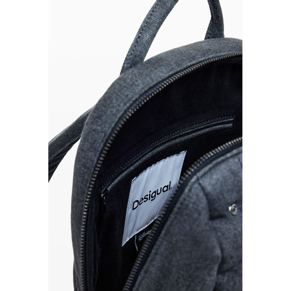 Desigual Grauer Polyester Damen Rucksack
