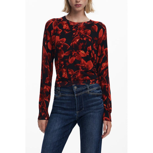 Desigual Schwarzer Viskose-Pullover für Damen