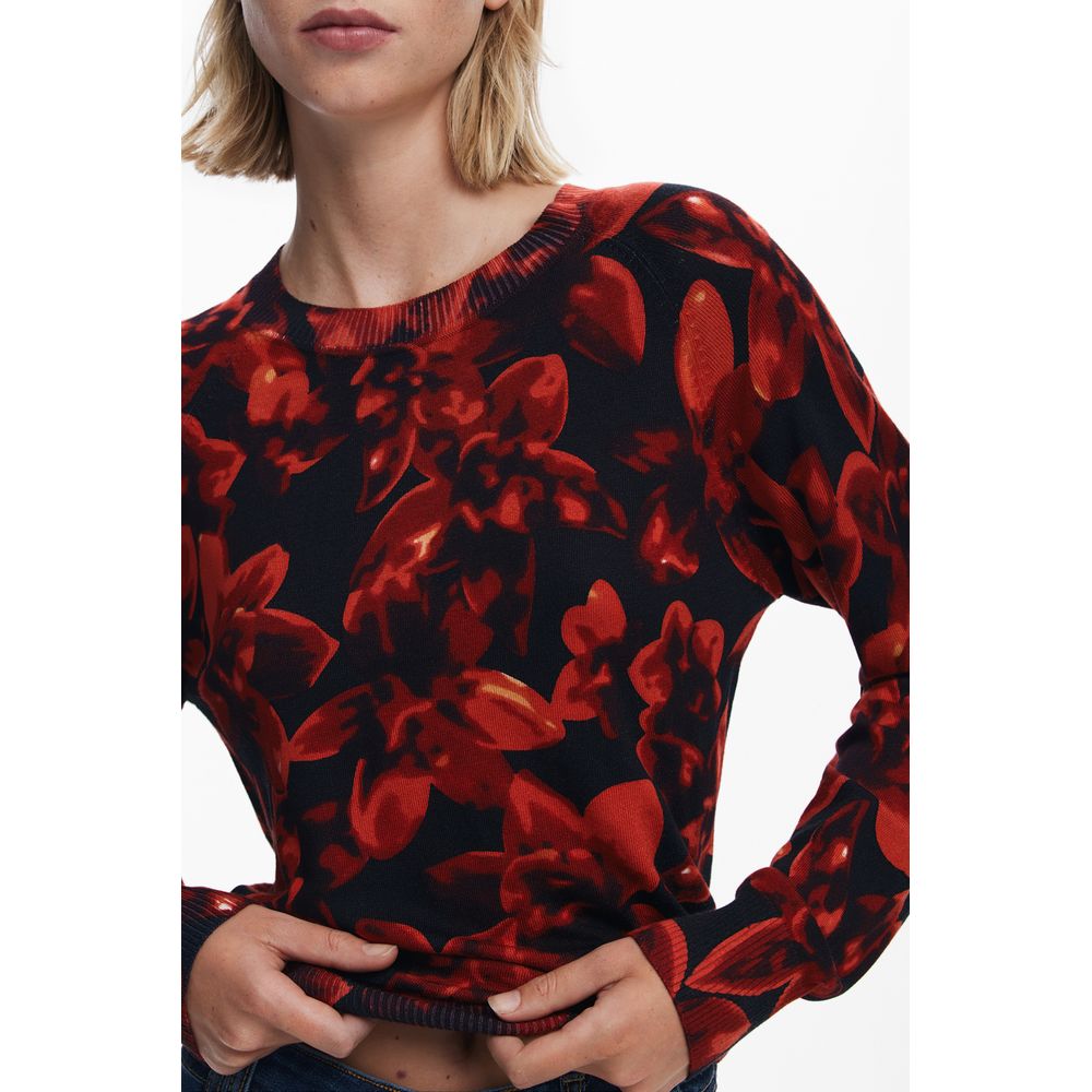 Desigual Schwarzer Viskose-Pullover für Damen