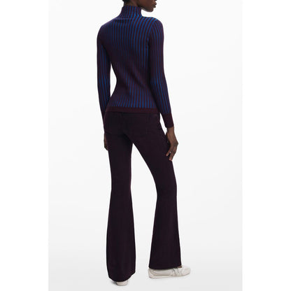 Desigual Brauner Polyester-Damenpullover