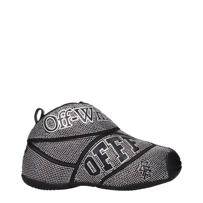 Off-White Schwarze Baumwoll-Sneaker