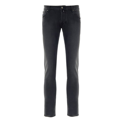 Jacob Cohen Schwarze Skinny Jeans aus Baumwolle