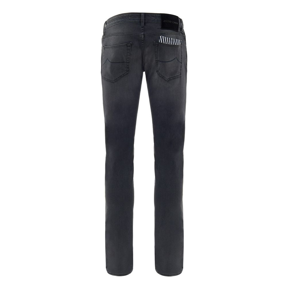 Jacob Cohen Schwarze Skinny Jeans aus Baumwolle