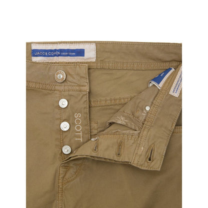 Jacob Cohen Beige Cotton Skinny Pants