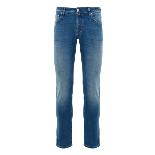 Jacob Cohen Blaue Skinny Jeans aus Baumwolle