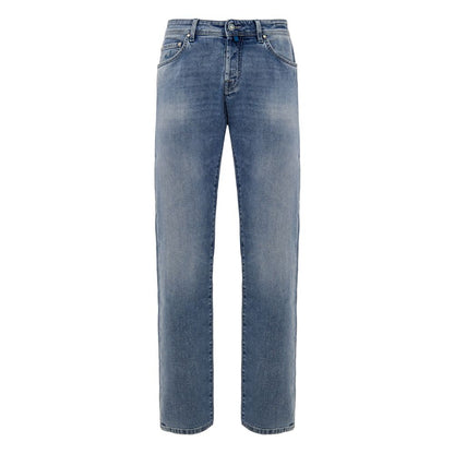Jacob Cohen Blaue Skinny Jeans aus Baumwolle