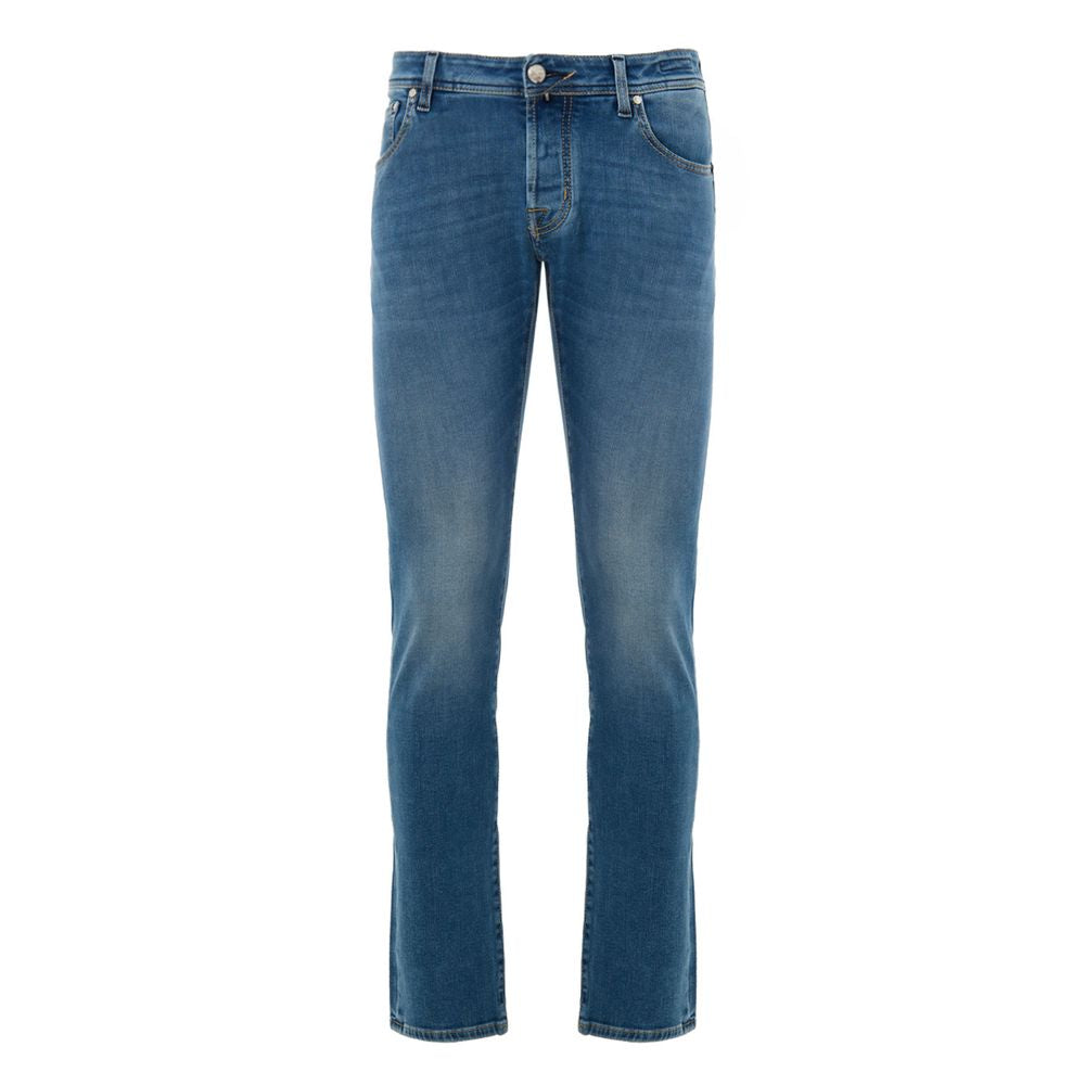 Jacob Cohen Blaue Skinny Jeans aus Baumwolle