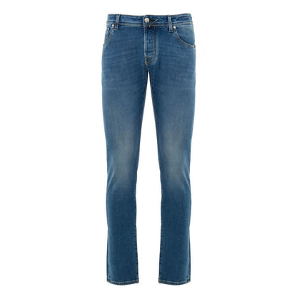 Jacob Cohen Blaue Skinny Jeans aus Baumwolle