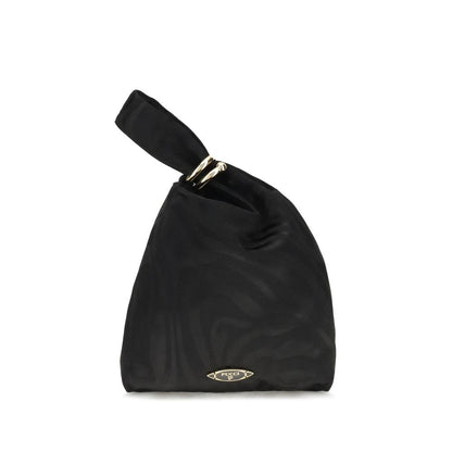 Schwarze Seidenclutch von Emilio Pucci