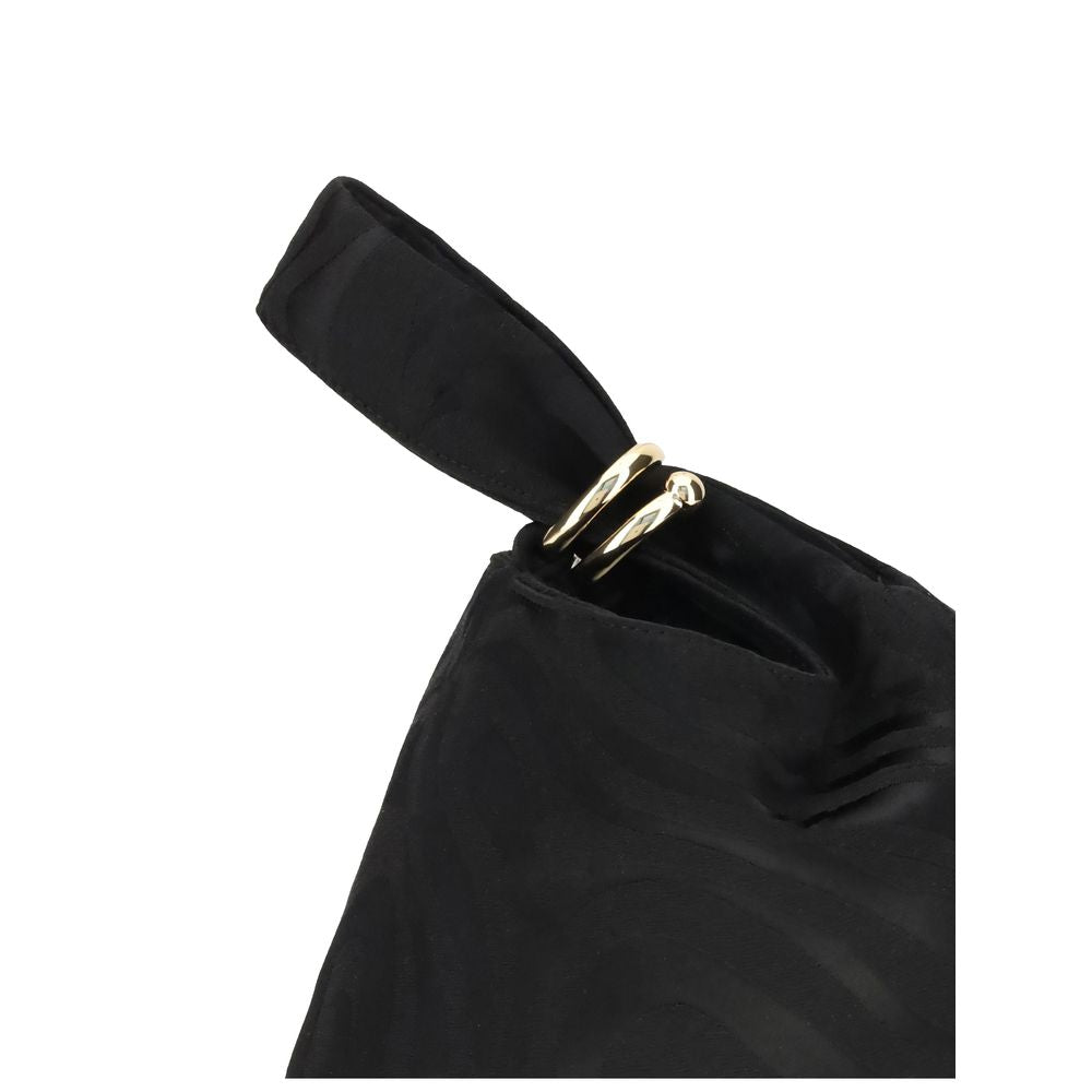 Schwarze Seidenclutch von Emilio Pucci