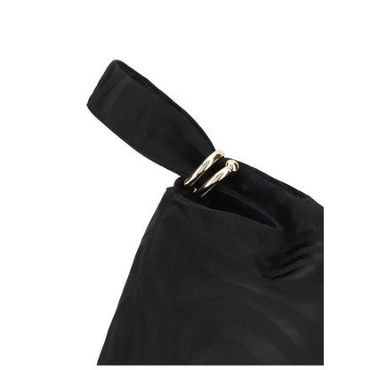 Schwarze Seidenclutch von Emilio Pucci