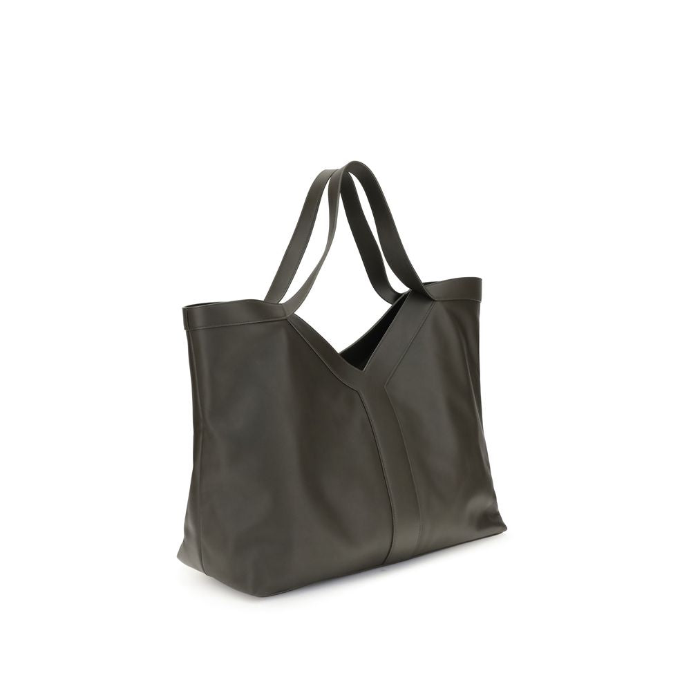 Saint Laurent Schultertasche aus grünem Kalbsleder (Bos Taurus)
