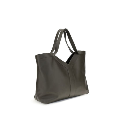 Saint Laurent Schultertasche aus grünem Kalbsleder (Bos Taurus)