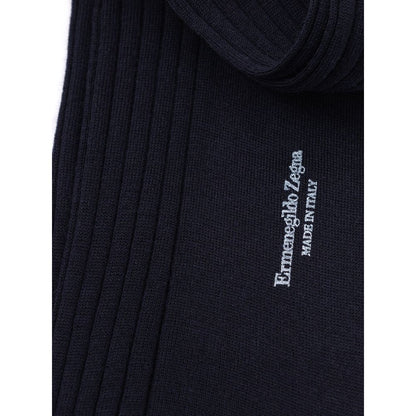 ZEGNA Wollsocken in Marineblau