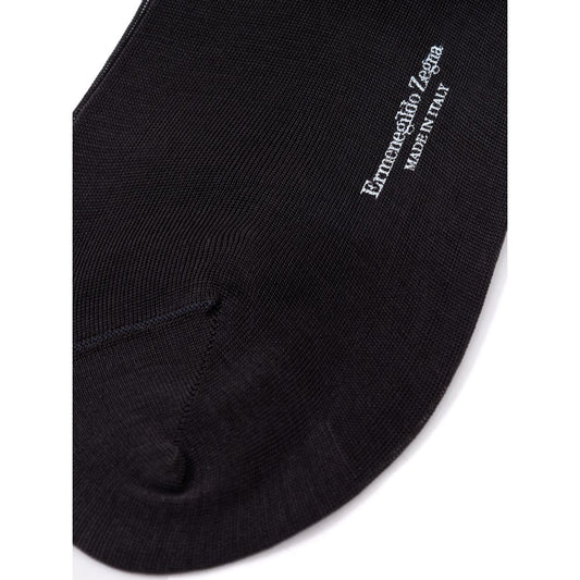 ZEGNA Graue Baumwollsocken