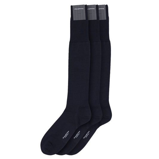 ZEGNA Wollsocken in Marineblau