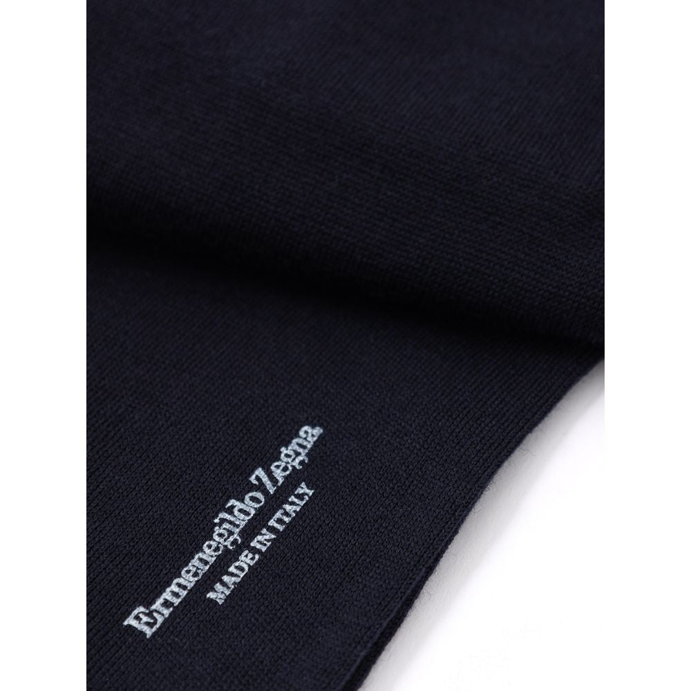 ZEGNA Blaue Wollsocken