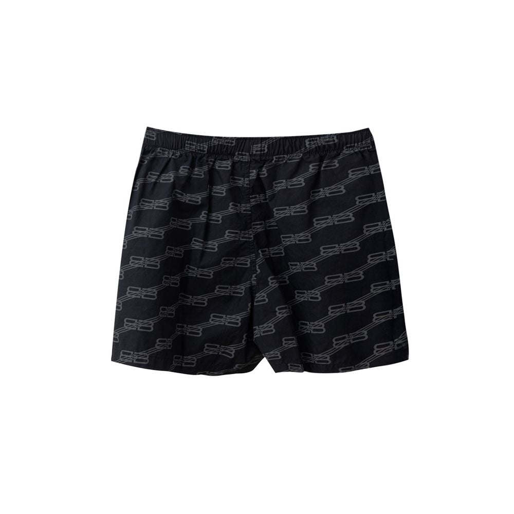 Balenciaga Schwarze Baumwoll-Bermuda