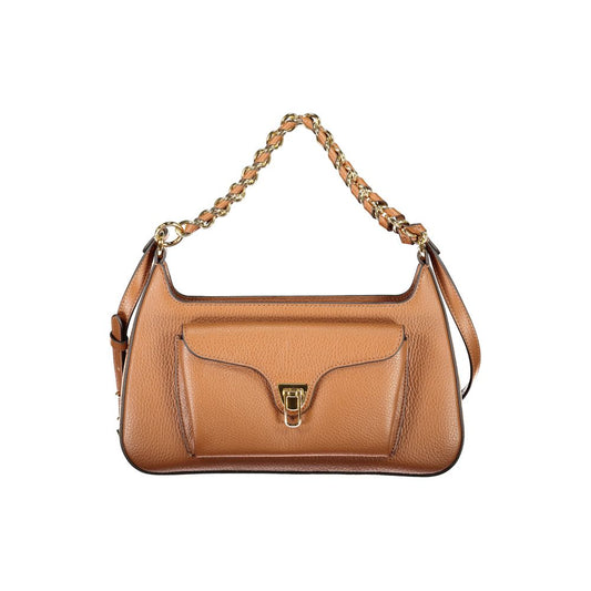 Coccinelle Braune Lederhandtasche