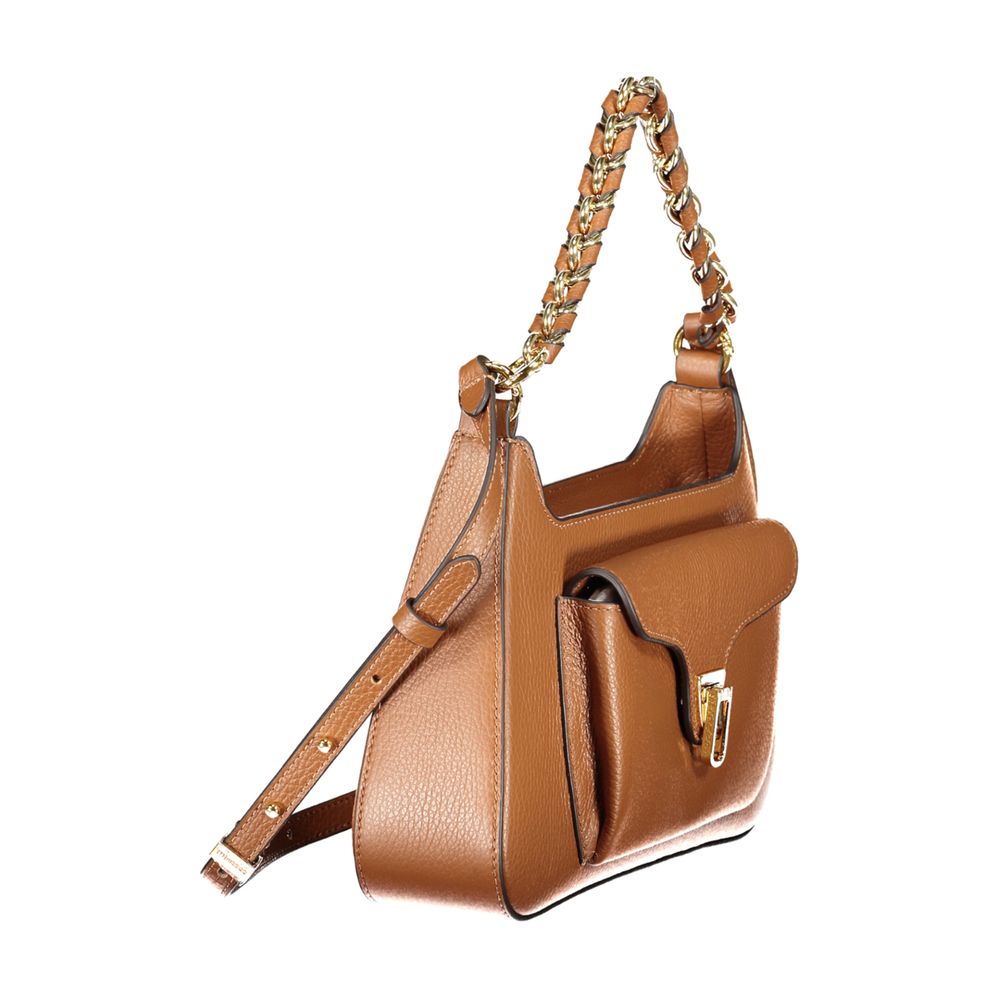 Coccinelle Braune Lederhandtasche
