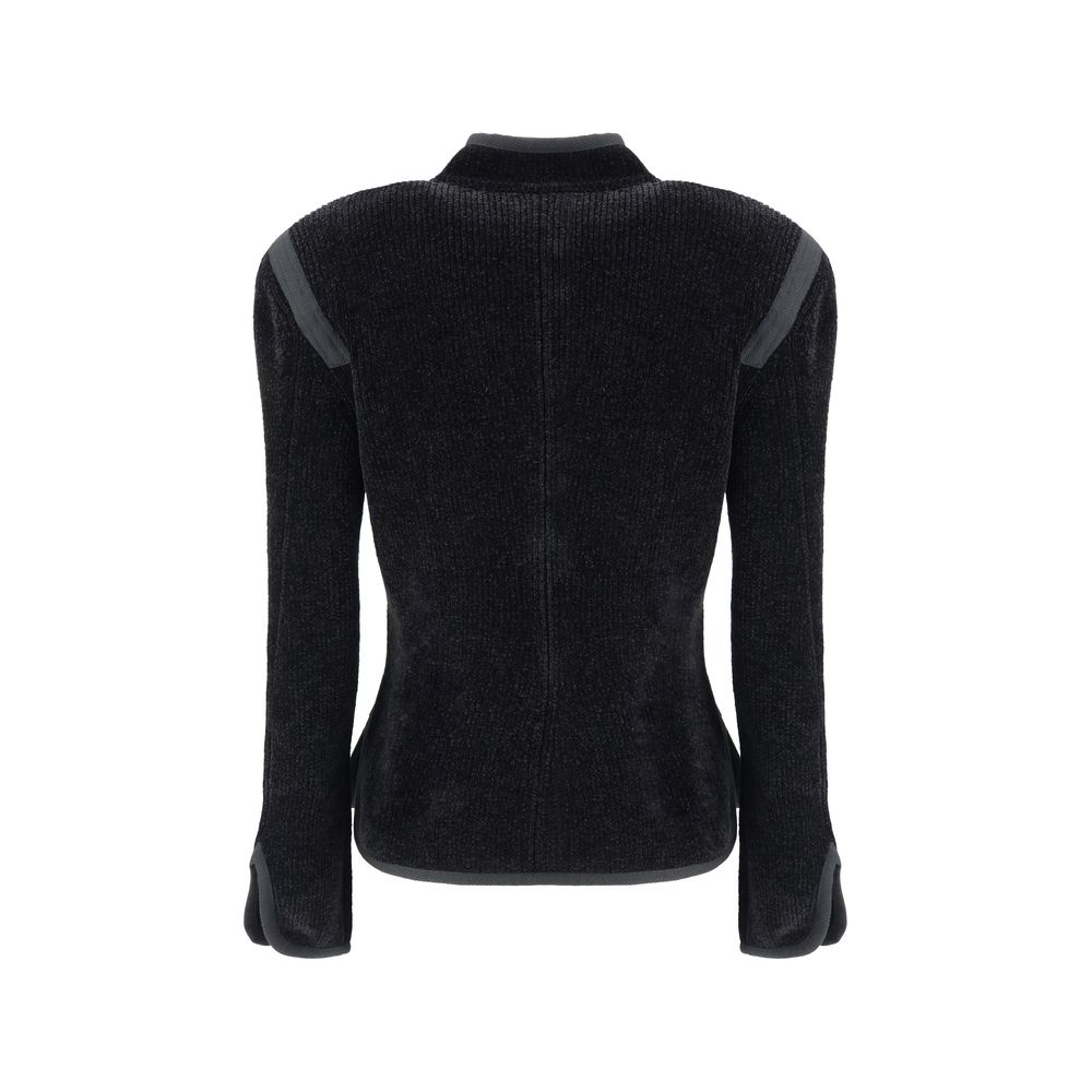 Giorgio Armani Seidenblazer mit dekorativen Metallknöpfen