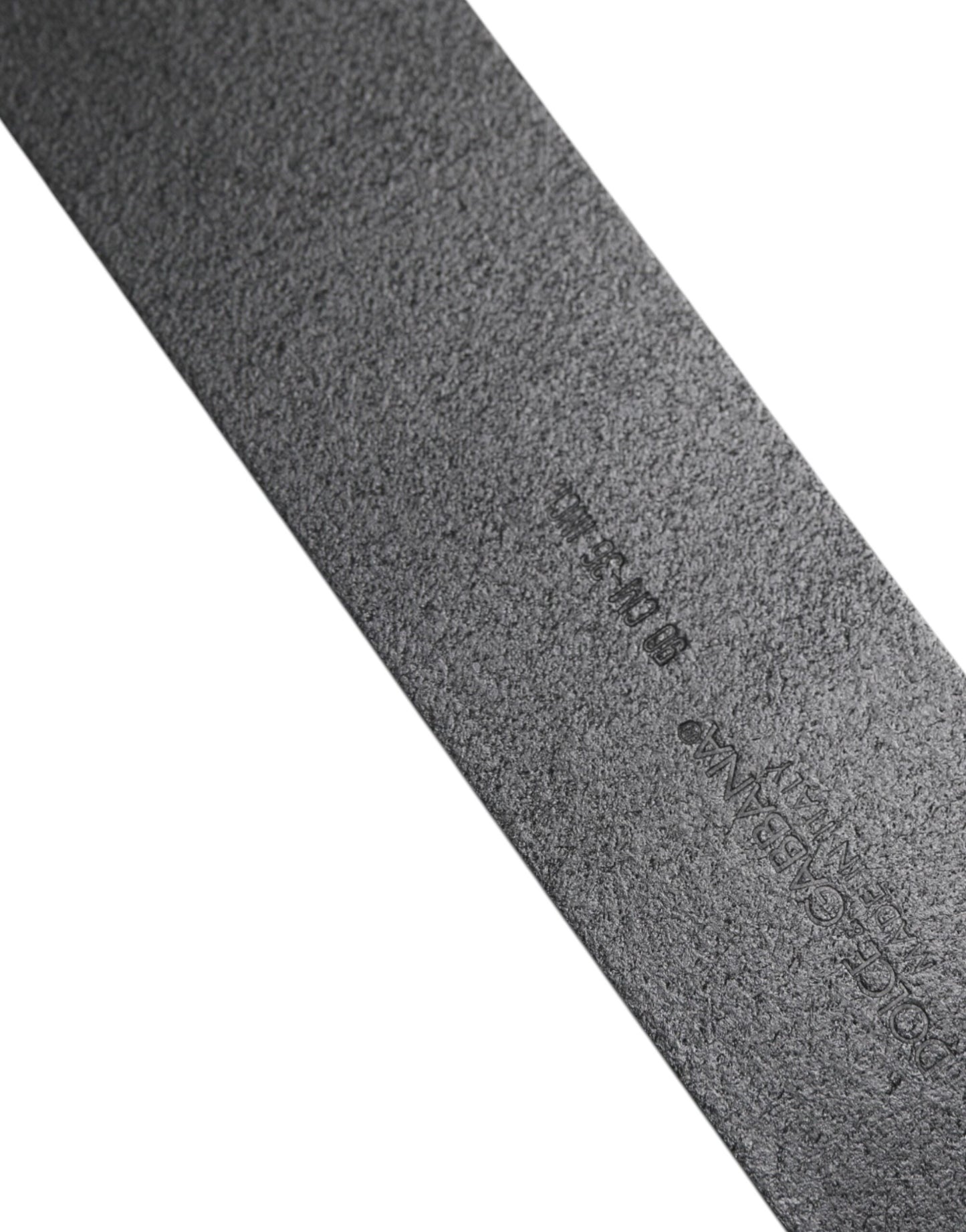 Dolce &amp; Gabbana Herrengürtel aus schwarzem Leder mit klassischer Metallschnalle