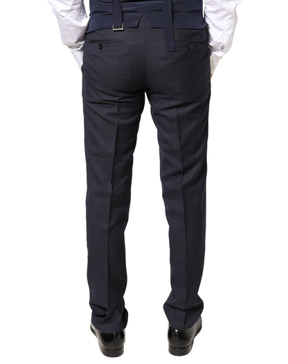 Dolce &amp; Gabbana Graue Wollhose für formelle Anlässe für Herren
