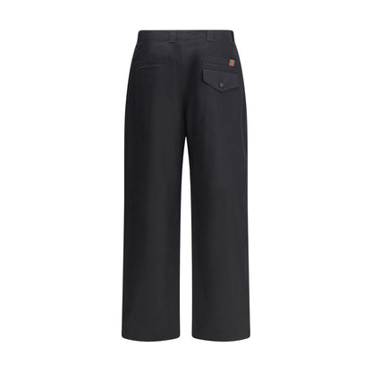 Gucci Black Cotton Casual Pants