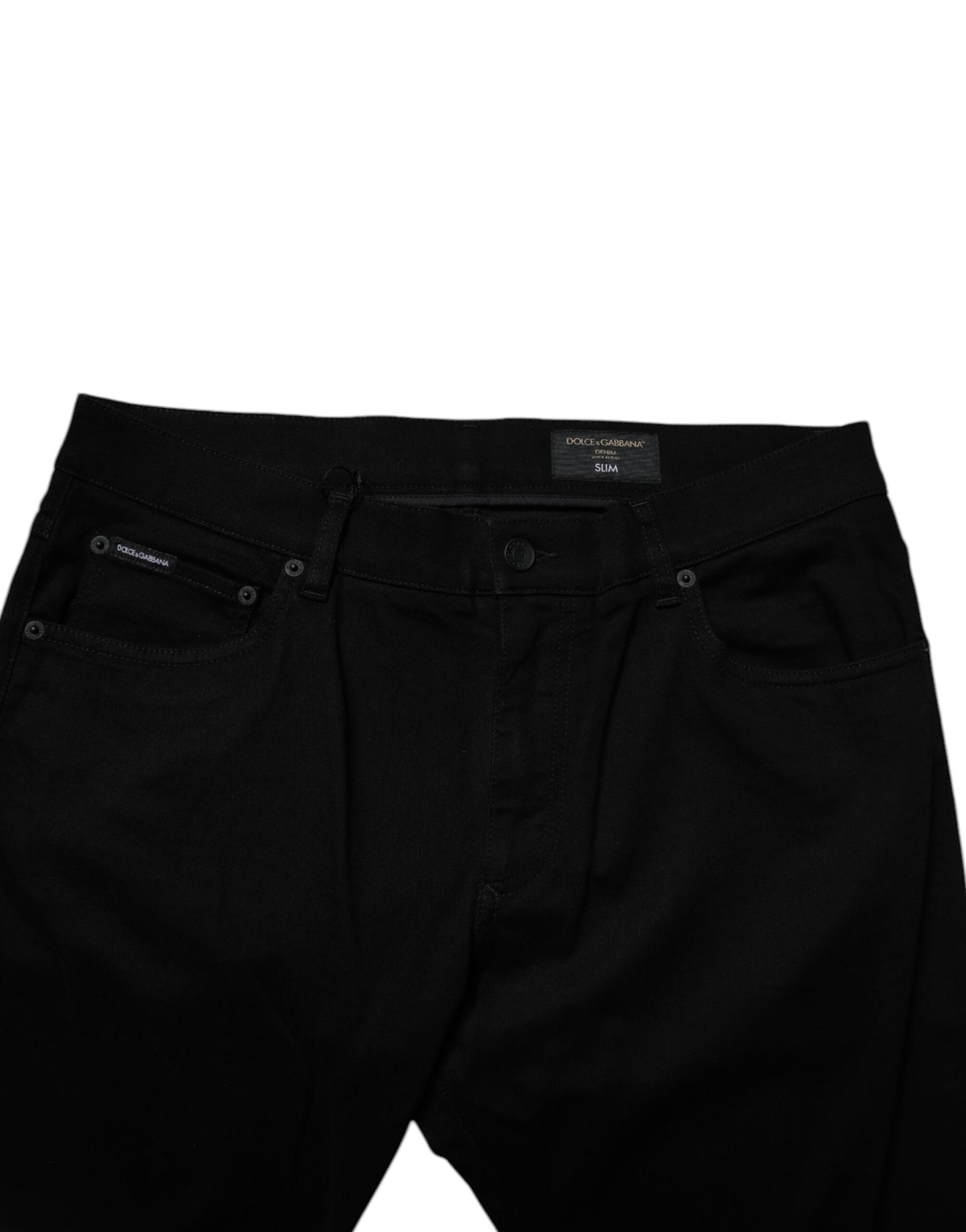 Dolce &amp; Gabbana Schwarze Skinny-Jeans aus Baumwollstretch für Herren