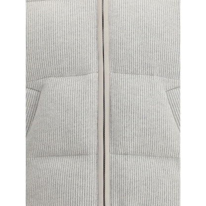 Brunello Cucinelli Lurex Daunenjacke