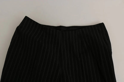 BENCIVENGA Black High Waist Straight Dress Trouser Pants